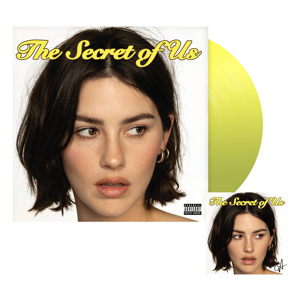 Gracie Abrams The Secret of Us Yellow Vinyl + Signed Art Card 358127