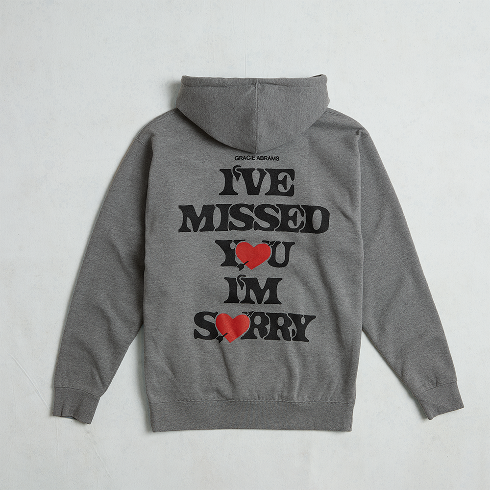 Gracie Abrams i've missed you, i'm sorry heather gray hoodie Hoodie 432341