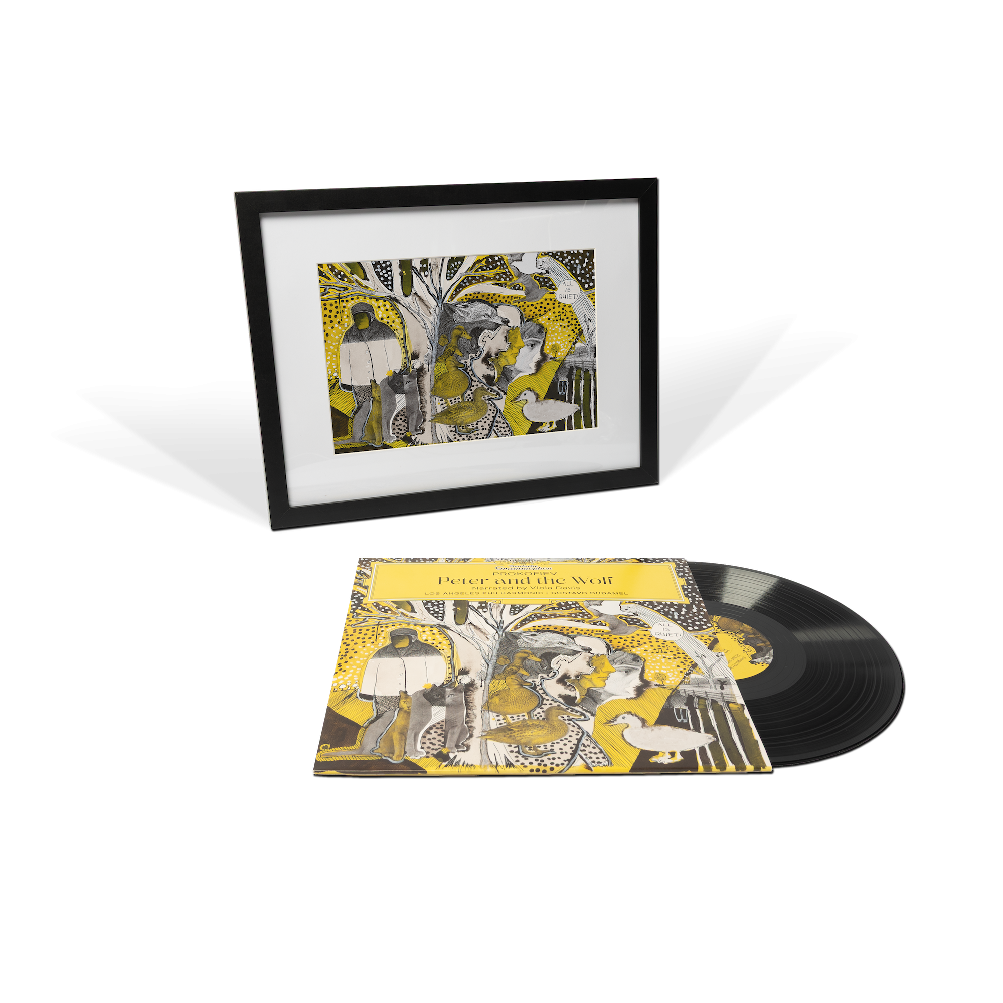 Gustavo Dudamel & Los Angeles Philharmonic Orchestra Peter and the Wolf 1LP + Von Alexandra Grant signierter & nummerierter Kunstdruck, digitaler Bonuscontent und mehr 437669