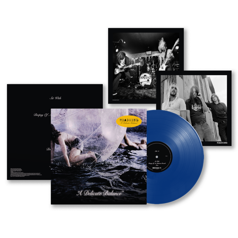 HEADSEND A Delicate Balance Transparent Blue Vinyl EP 458333
