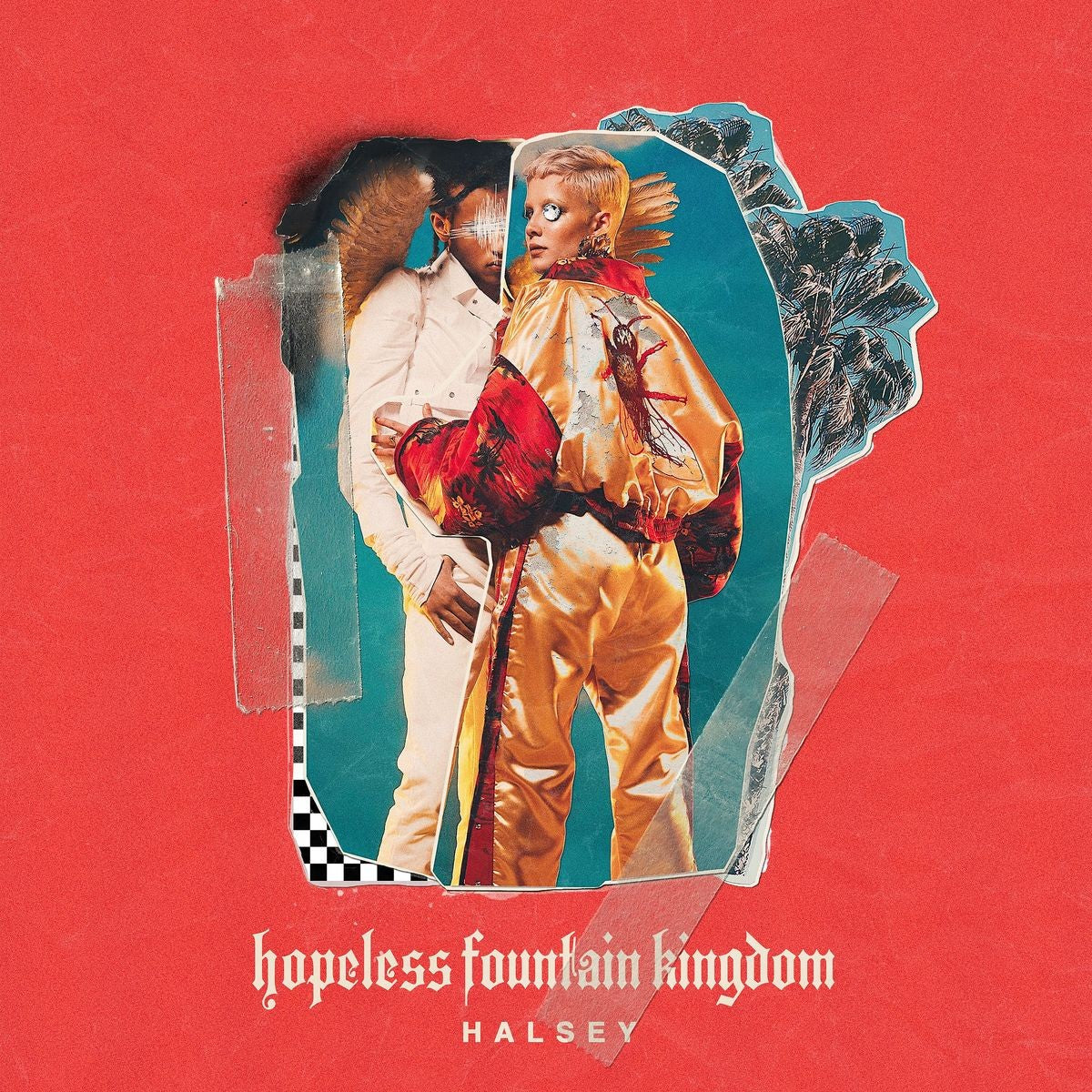 Halsey hopeless fountain kingdom Clear With Teal Splatter Vinyl LP 379585