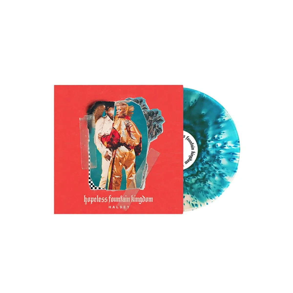 Halsey hopeless fountain kingdom Clear With Teal Splatter Vinyl LP 433647
