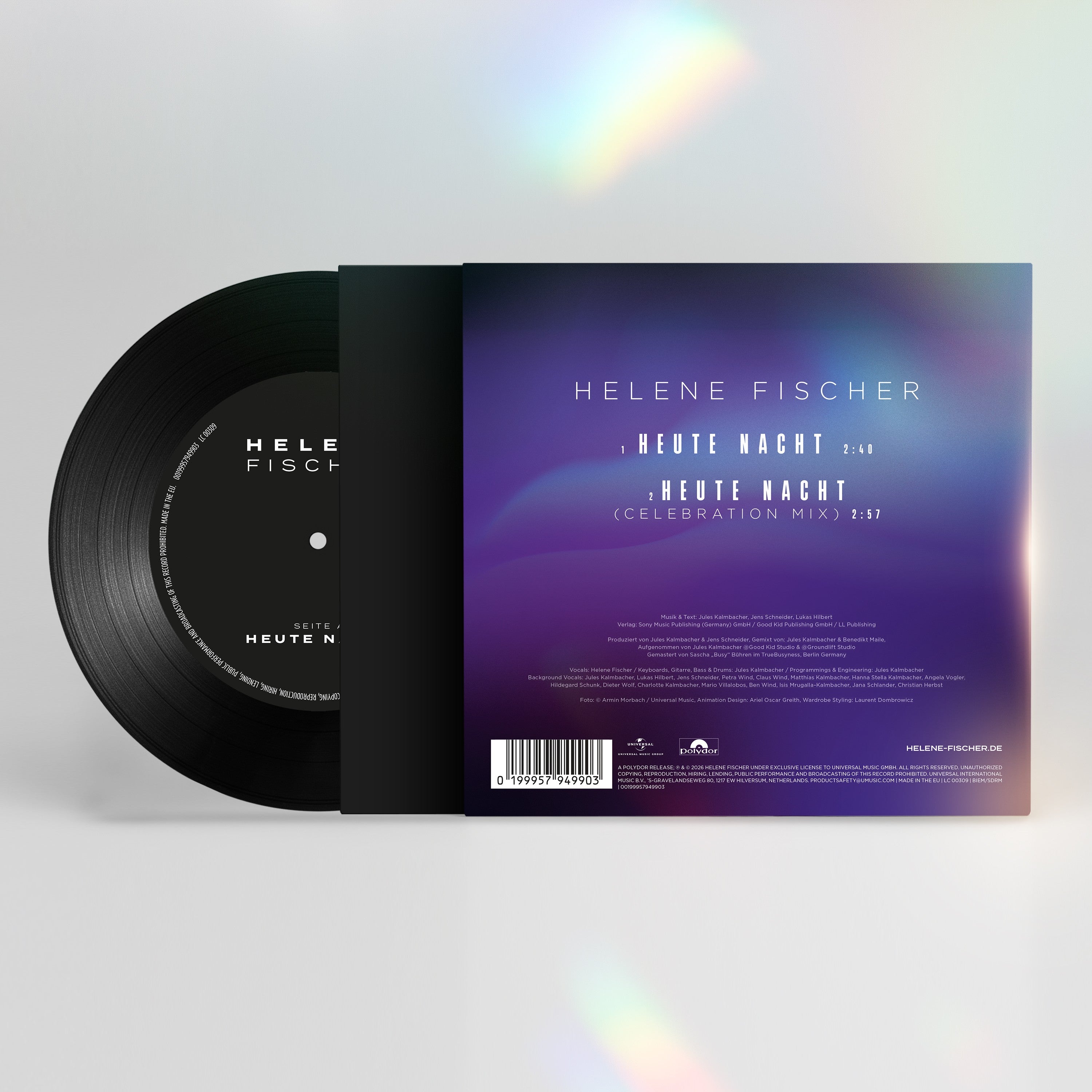 Helene Fischer Heute Nacht 7" Vinyl Single 446061