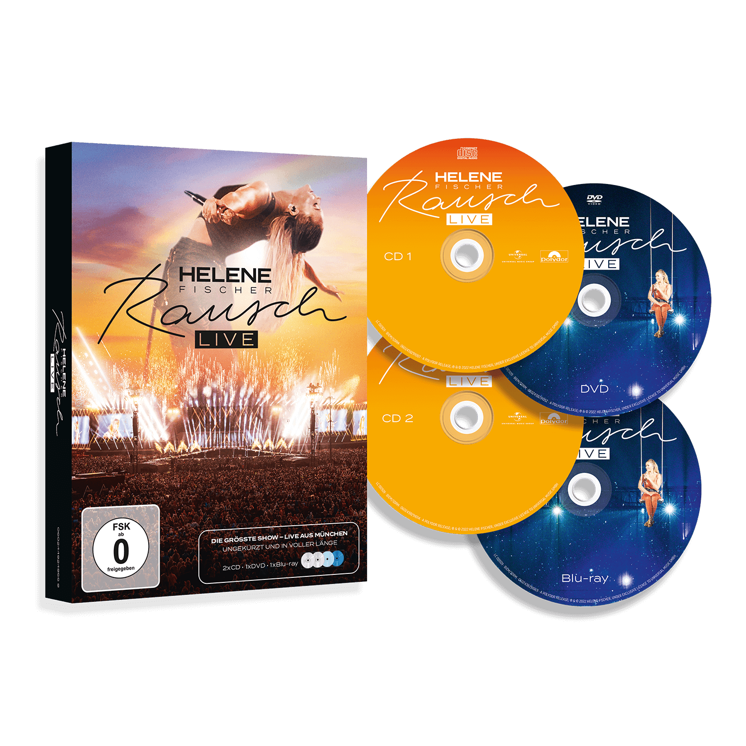 Helene Fischer Rausch Limitierte 2CD/DVD/BLU-RAY 224821