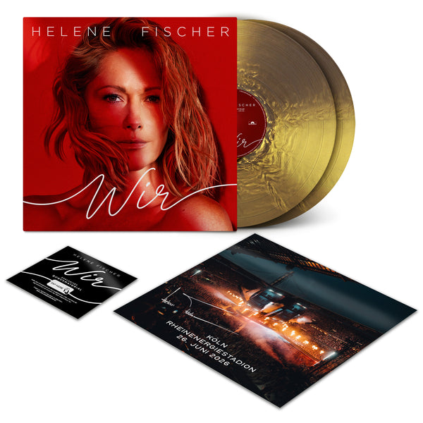 Helene Fischer - WIR (Ltd. 2LP Colour Pearl Gold Sonderedition + signierter Artcard von deinem Konzert und digitaler Zugang zu Livekonzert-Audio)