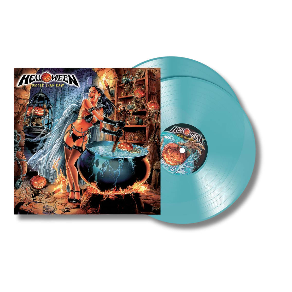 Helloween Better Than Raw Expanded Edition Turquoise Colour LP 447822