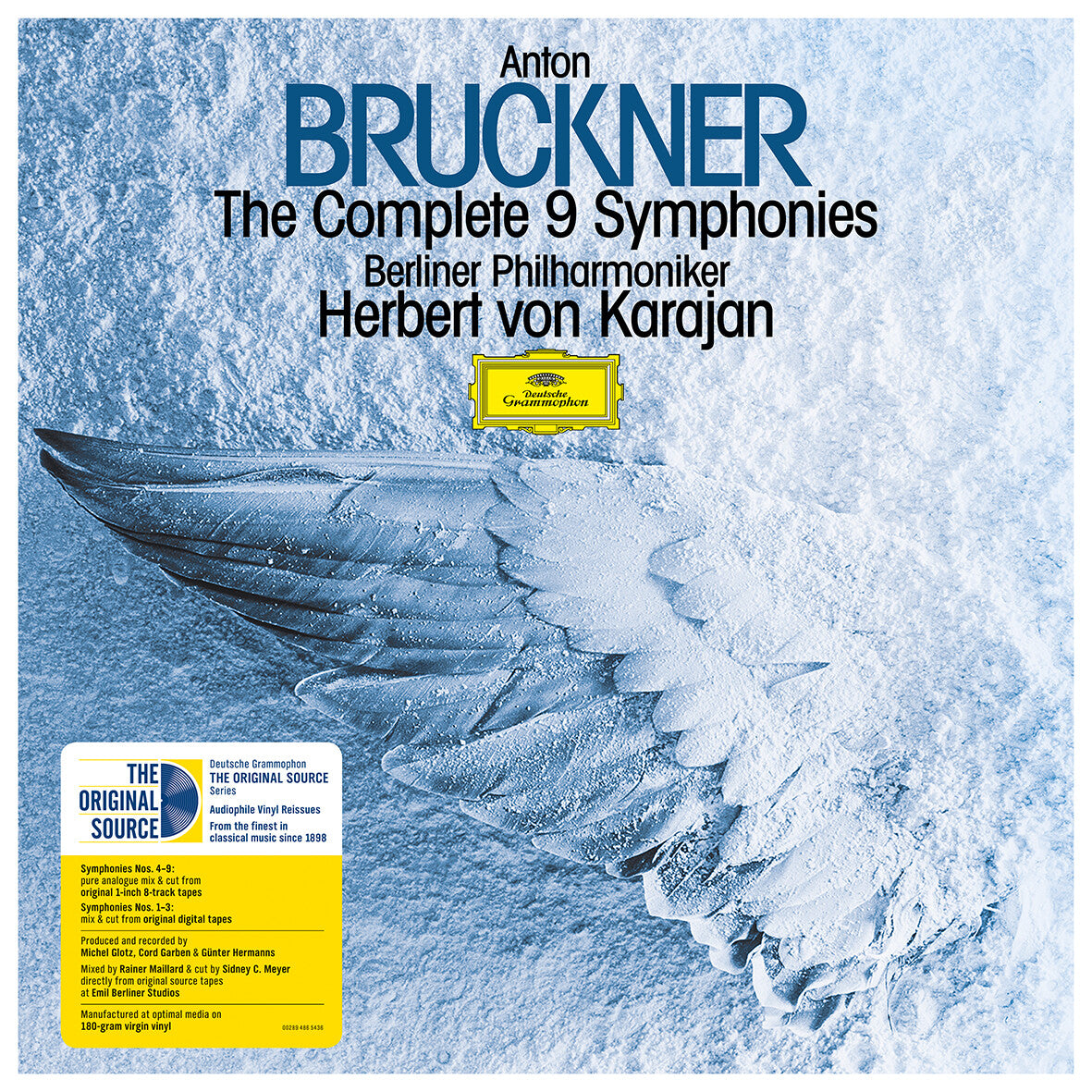 Herbert von Karajan & Die Berliner Philharmoniker Anton Bruckner: The Complete 9 Symphonies Original Source 17-LP-Set 352753