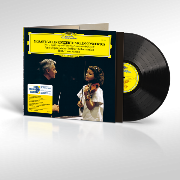 Herbert von Karajan, Anne-Sophie Mutter, Berliner Philharmoniker - Mozart: Violinkonzerte Nr. 3 & Nr. 5 (Original Source Vinyl)