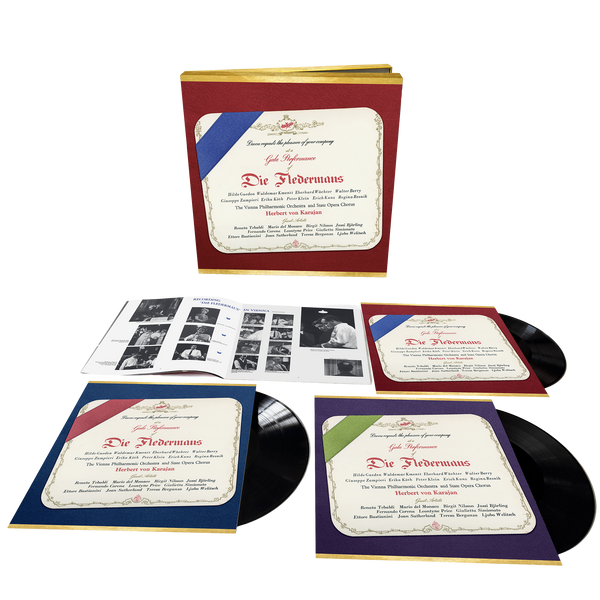 Herbert von Karajan, Wiener Philharmoniker - J. Strauß: Die Fledermaus (3LP)