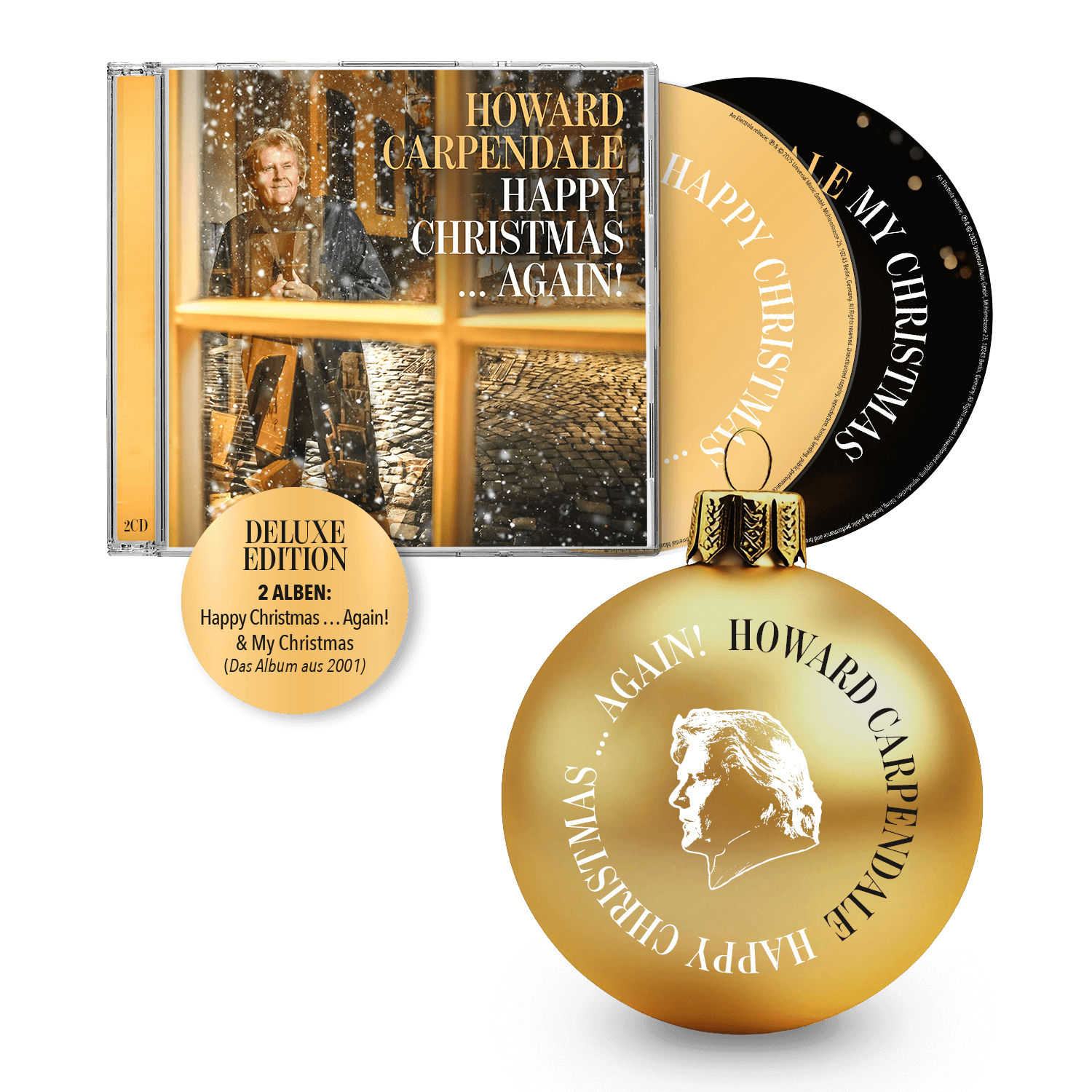 Howard Carpendale Happy Christmas… Again! 2CD Deluxe Edition (Happy Christmas… Again! & My Christmas) + Weihnachtskugel 423762