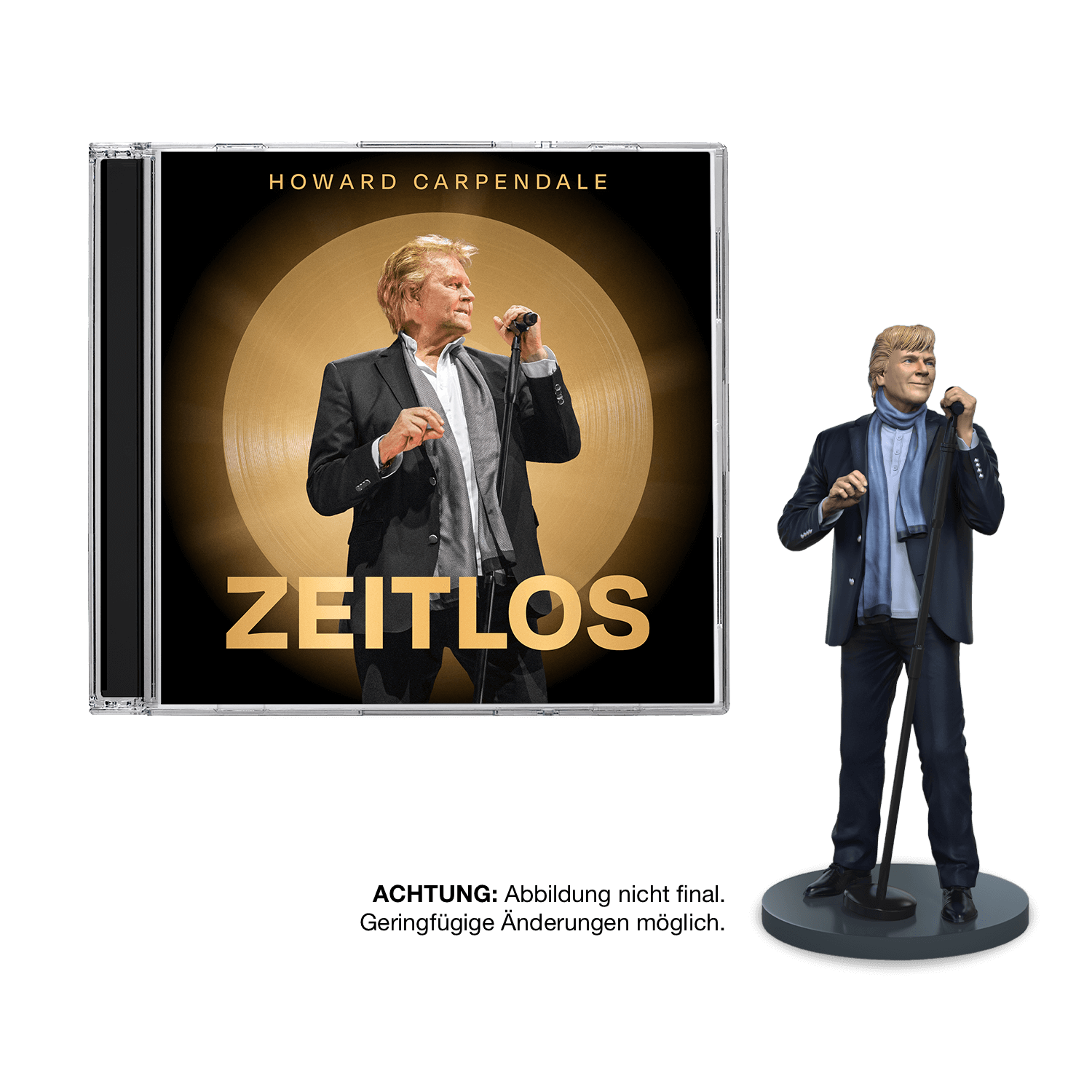 Howard Carpendale Zeitlos 1CD Jewelcase + Legendenfigur 423972
