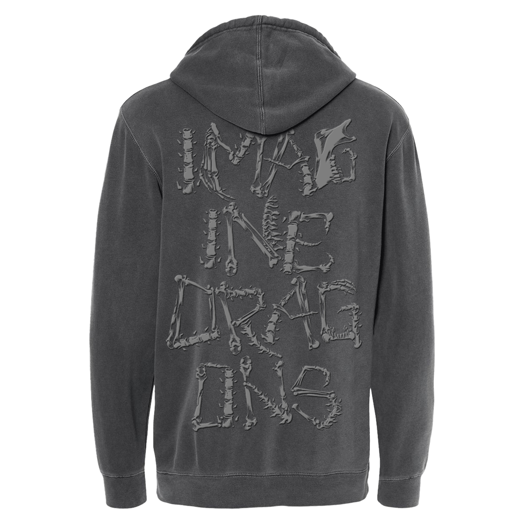 Imagine Dragons Bones Letter Hoodie Hoodies 423370