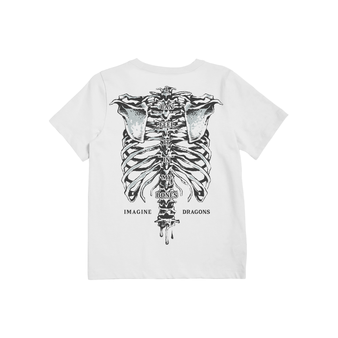 Imagine Dragons Feel It In My Bones Skeleton Tee Kinder Shirt 423354