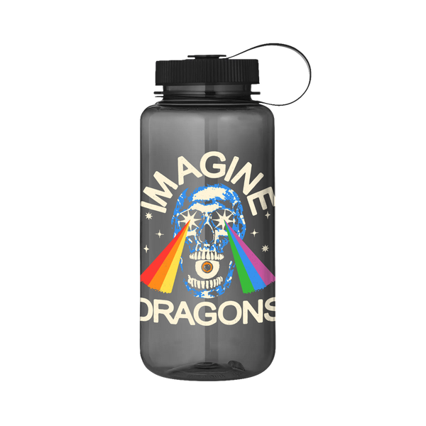 Imagine Dragons - Rainbow Laser Skull Nalgene Water Bottle (Accessoires)