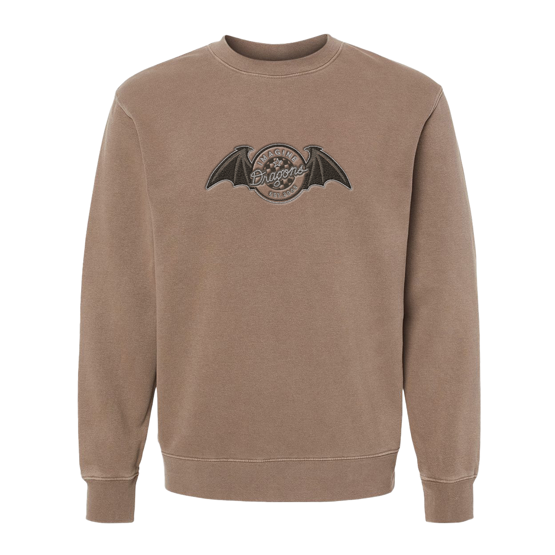 Imagine Dragons Wings Brown Crewneck Sweatshirt 424050