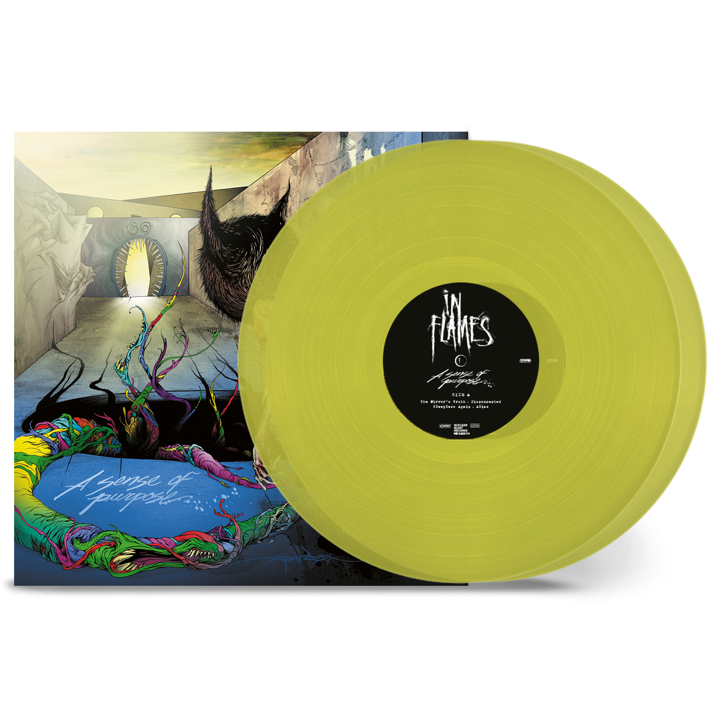 In Flames A Sense of Purpose Ltd. Exclusive 2LP 180g - Transparent Lime Green  328155