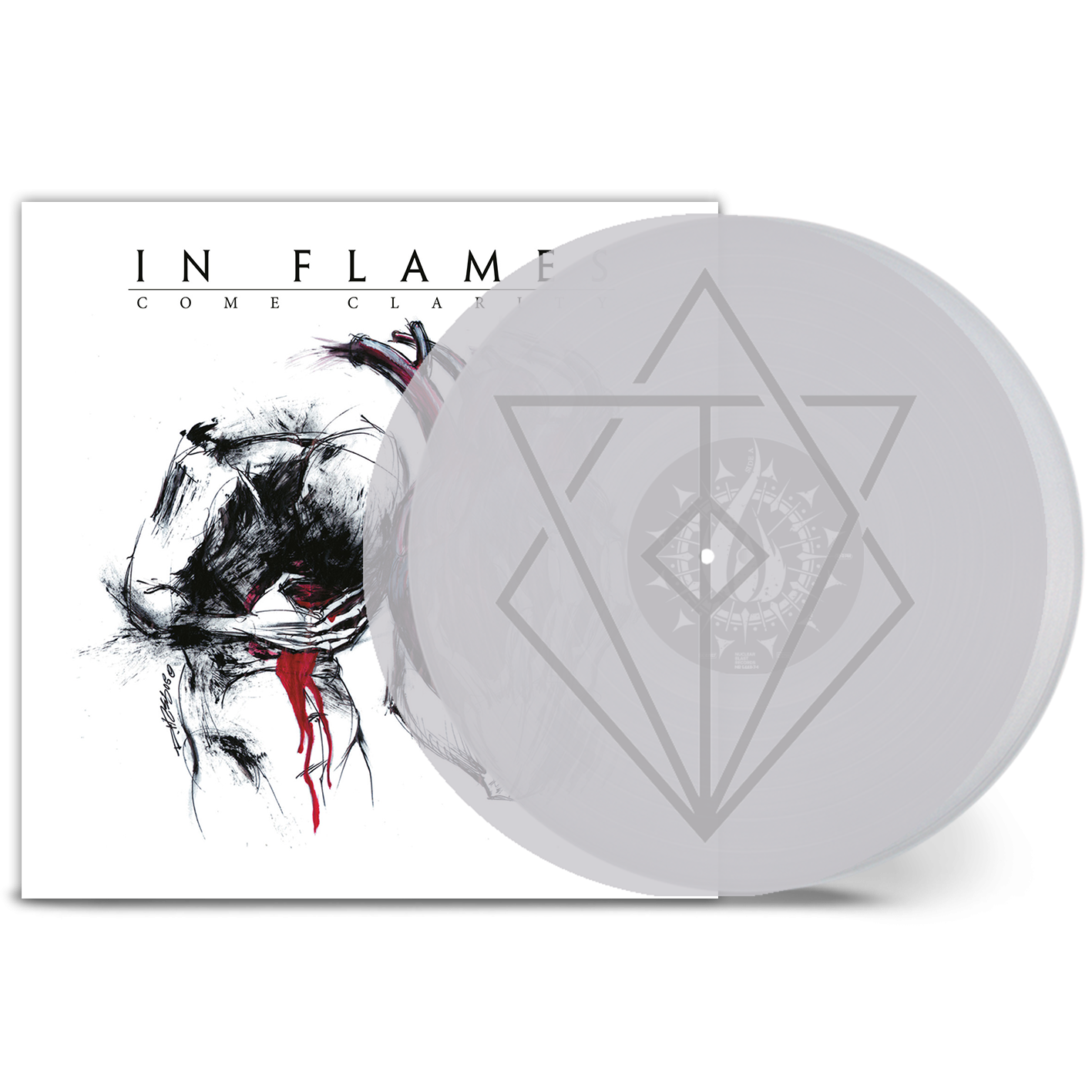 In Flames Come Clarity Exclusive 2LP 180g - Total Clear (Side D - Etched) 360391