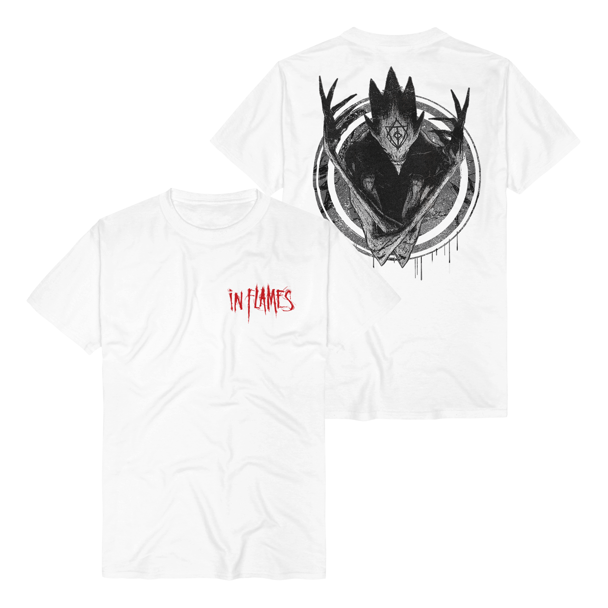 In Flames Foregone Black 2LP + White Goul Shirt Bundle 264000