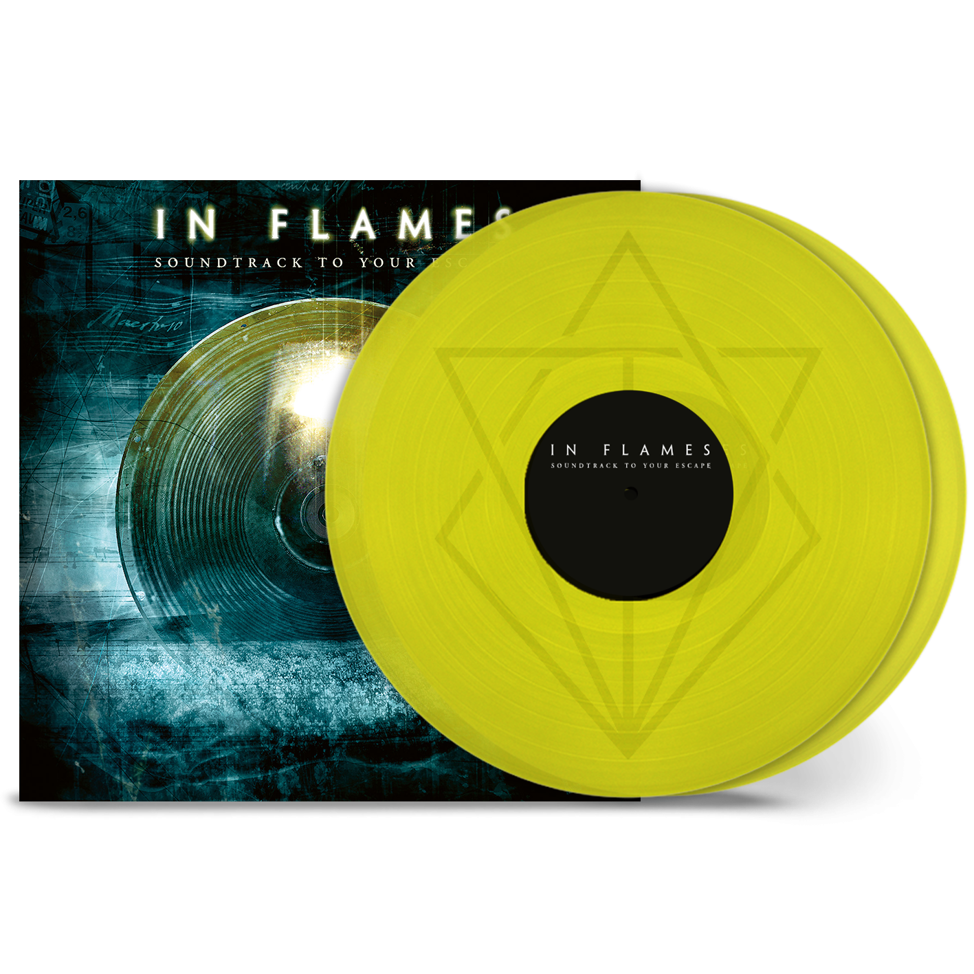 In Flames Soundtrack to Your Escape Ltd. 2LP 180g - Transparent Yellow (Side D - Etched) 355455