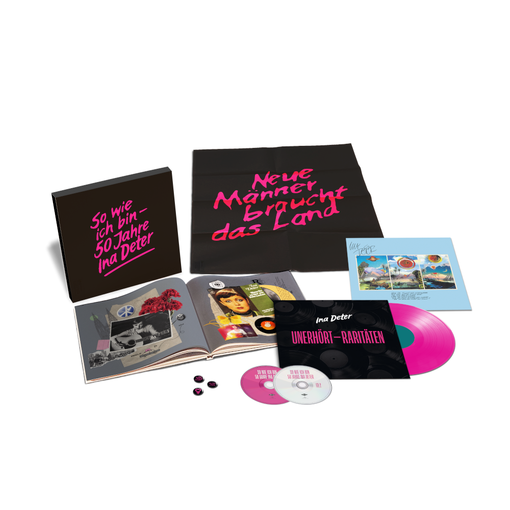 Ina Deter So Wie Ich Bin - 50 Jahre Ina Deter Limitierte Fan-Box Mit Handsigniertem Print 436597