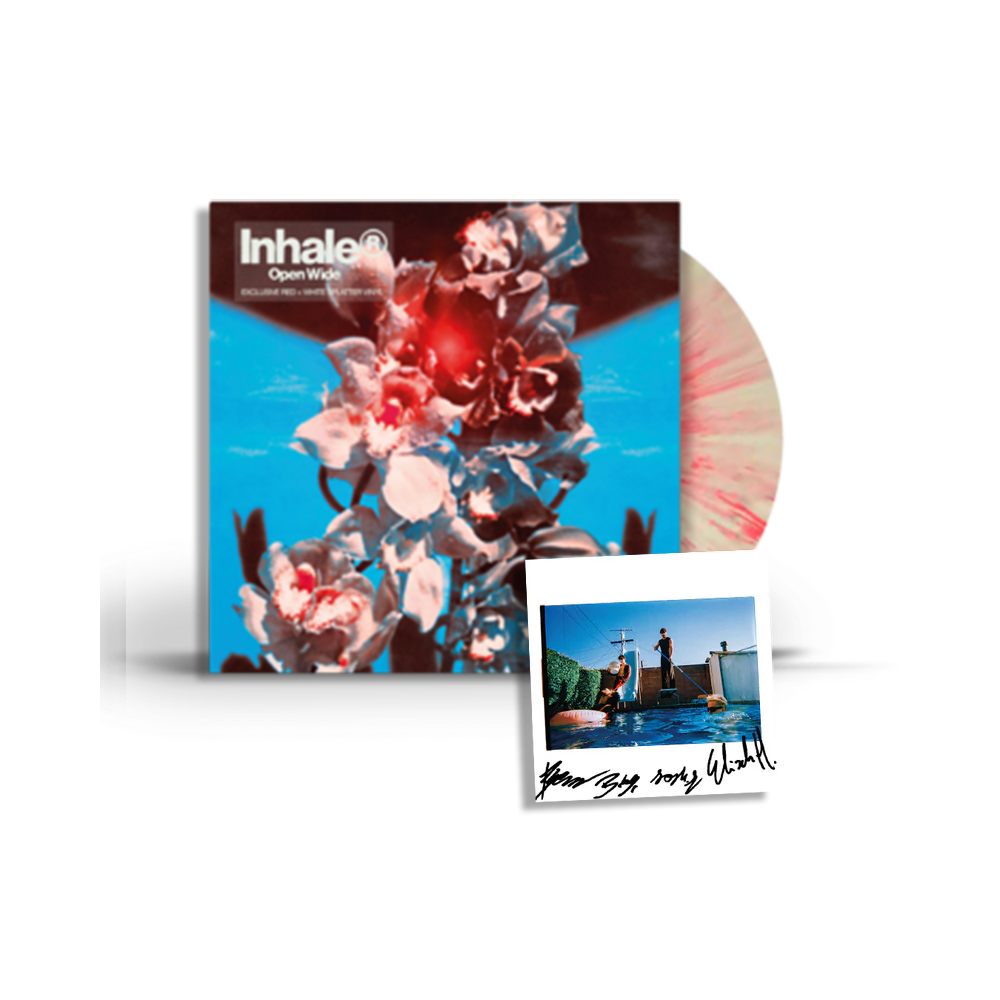 Inhaler Open Wide Exclusive Splatter Vinyl + Signed Art Card 394254