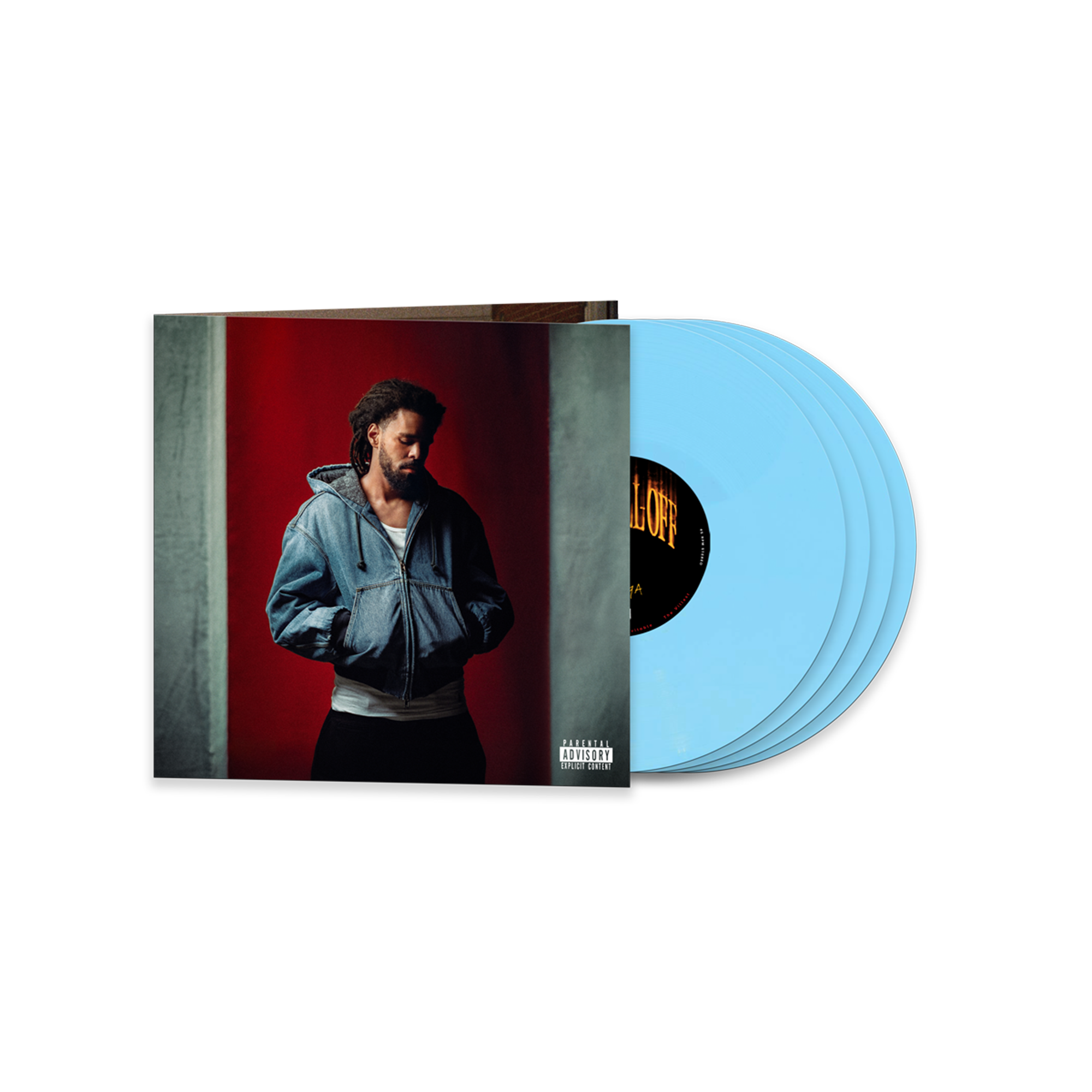 J. Cole The Fall-Off  Blue Vinyl 453377