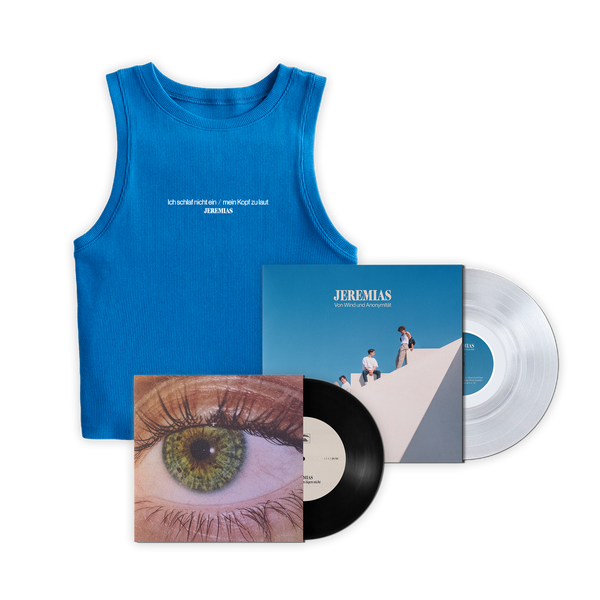 JEREMIAS - Von Wind und Anonymität (Ltd. LP Crystal Clear + 7Inch + Crop Top blau )