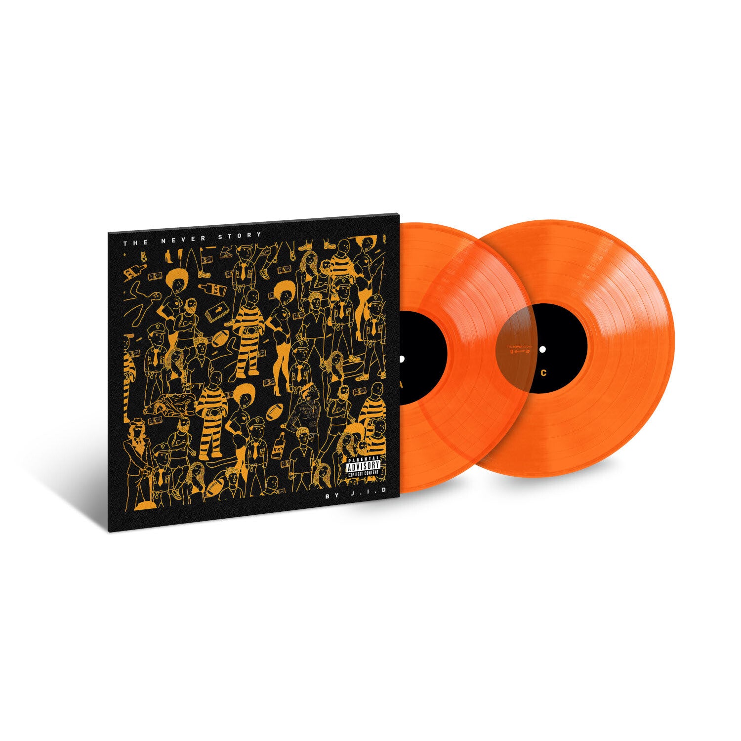 JID The Never Story Ltd. Orange Colour Vinyl 265232