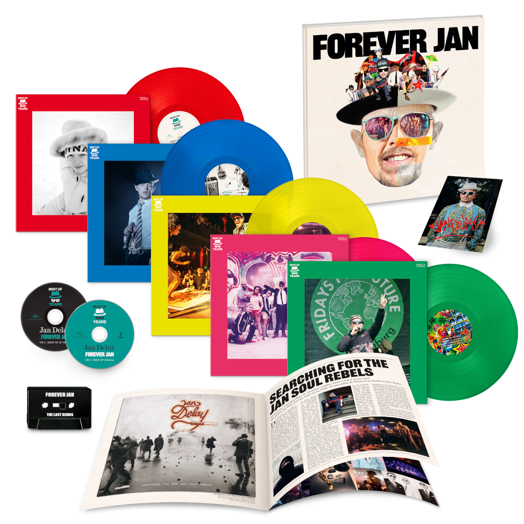 Jan Delay Forever Jan Ltd. signierte Fanbox + ltd. MC "Forever Jan - The Lost Demos" 348441