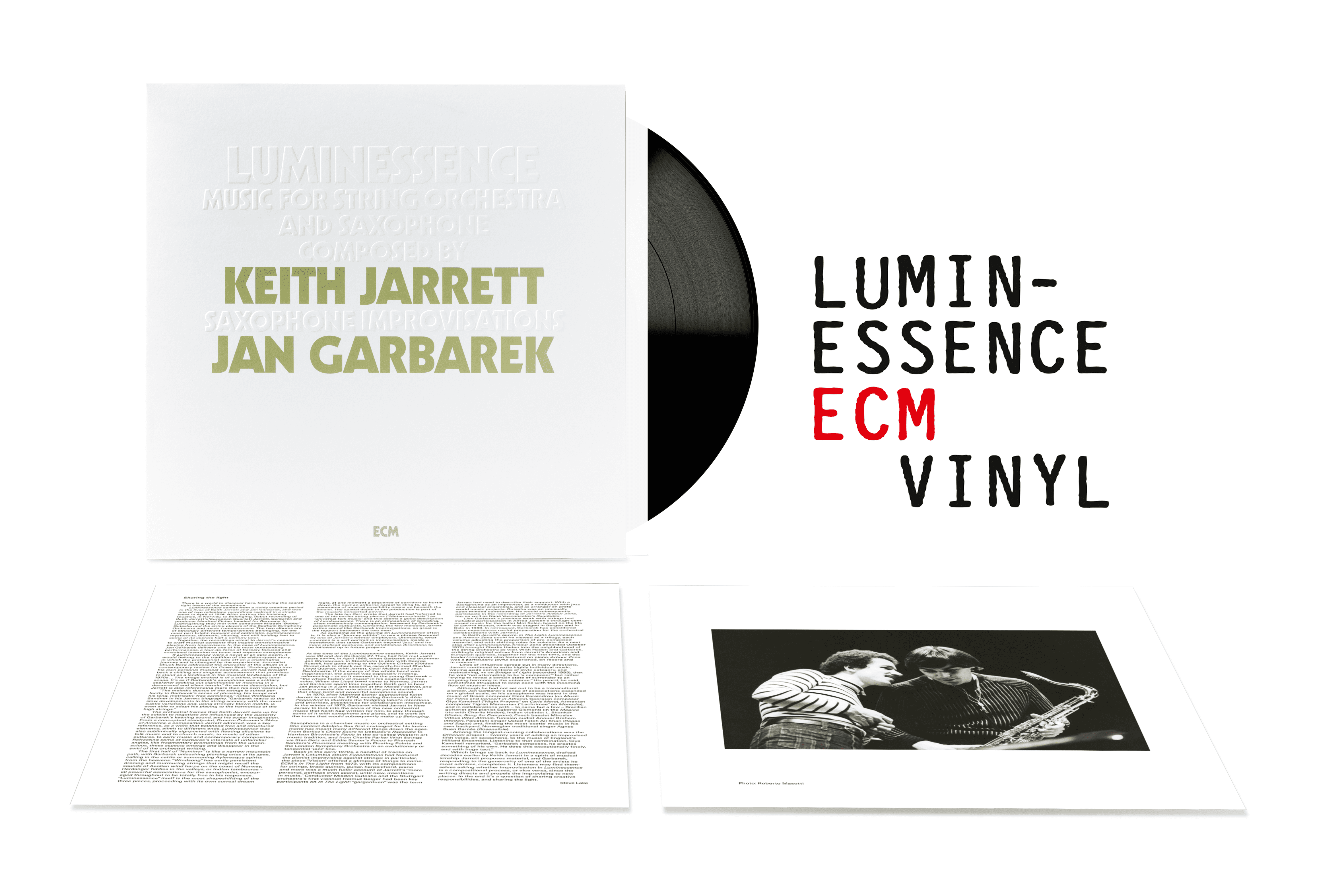 Jan Garbarek Keith Jarrett: Luminessence Luminessence Serie Vinyl 349861