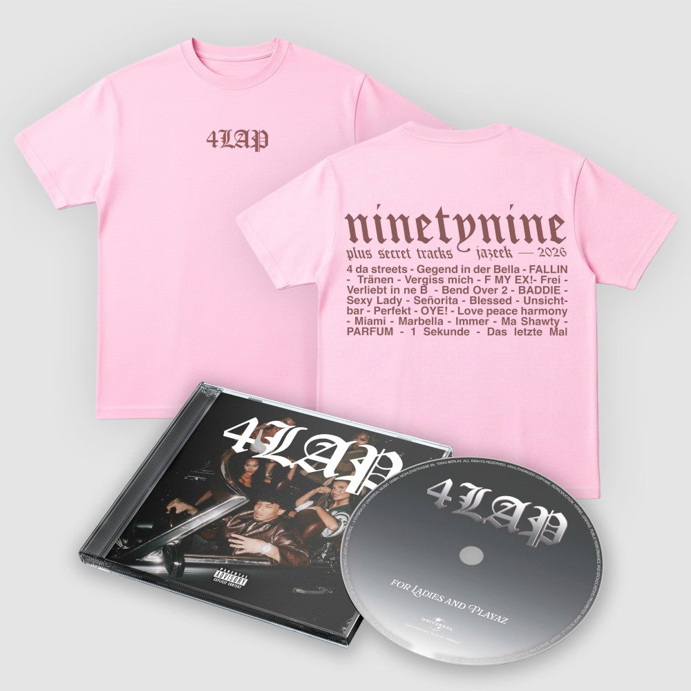Jazeek 4LAP CD + Shirt Pink 435957