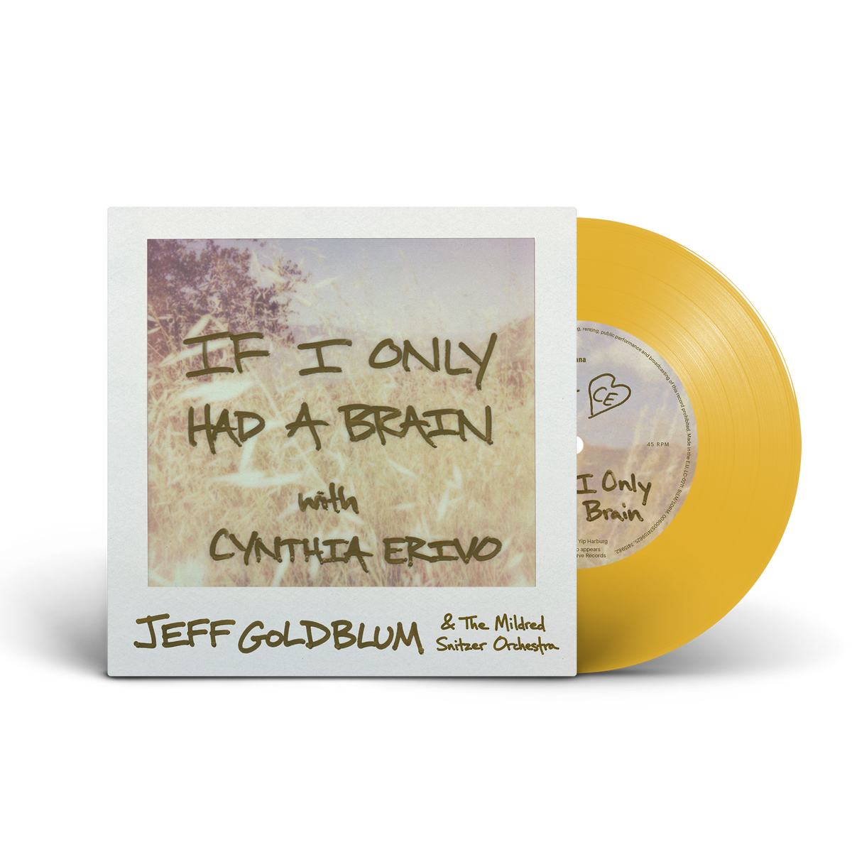 Jeff Goldblum & Cynthia Erivo If I Only Had A Brain Col. 7" Single 464039