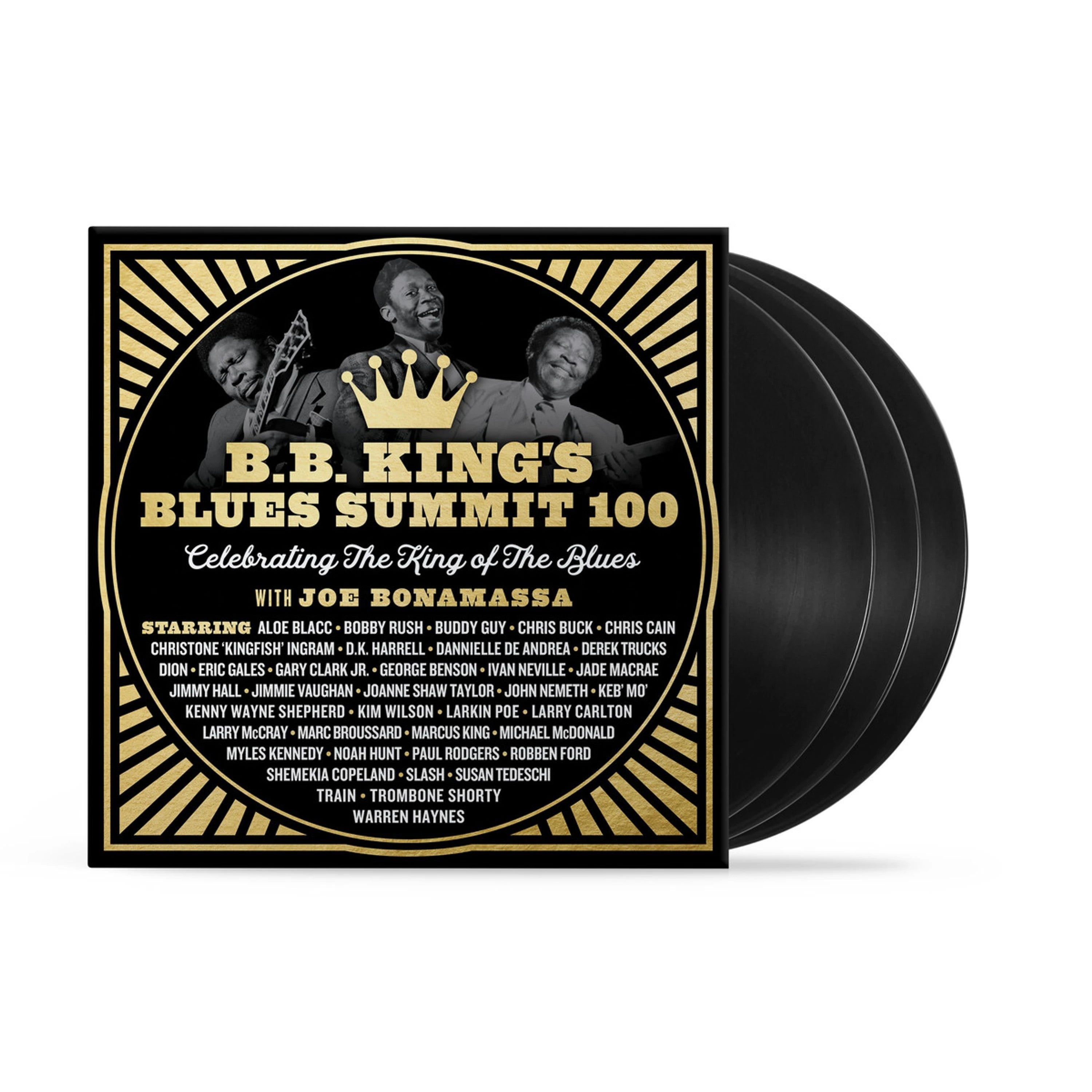 Joe Bonamassa B.B. King's Blues Summit 100 Black Vinyl 3LP - 180g, Gatefold + Booklet & Download Card 437815