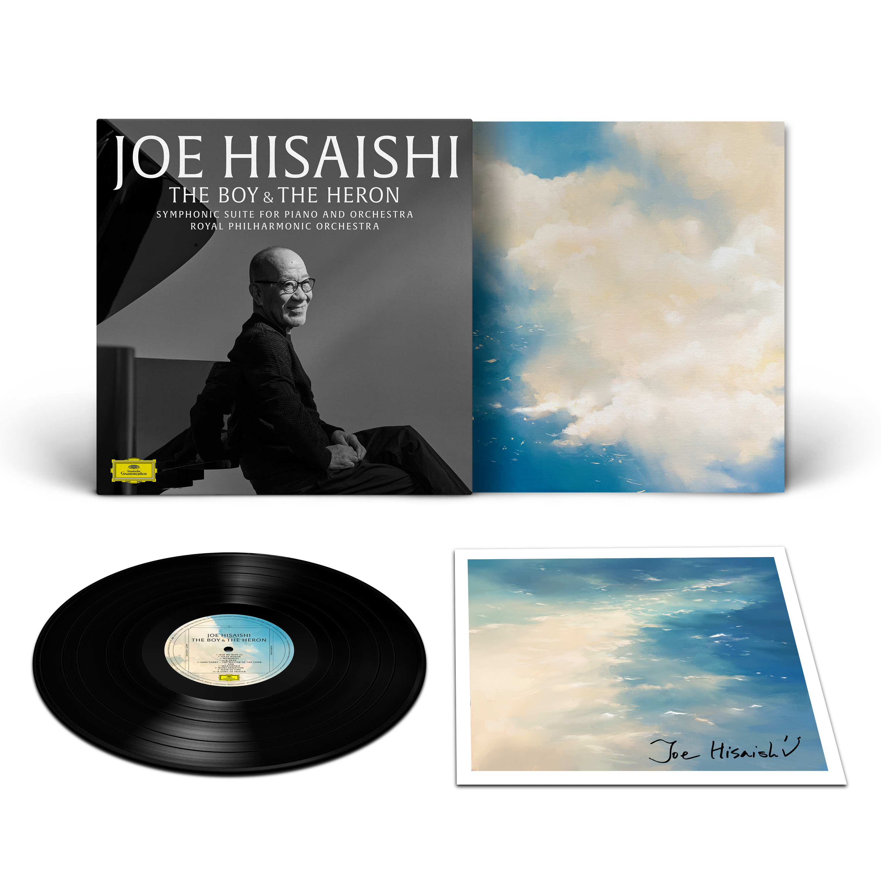 Joe Hisaishi & Royal Philharmonic Orchestra The Boy And The Heron – Symphonic Suite For Piano And Orchestra 1LP + signierte Artcard 455677