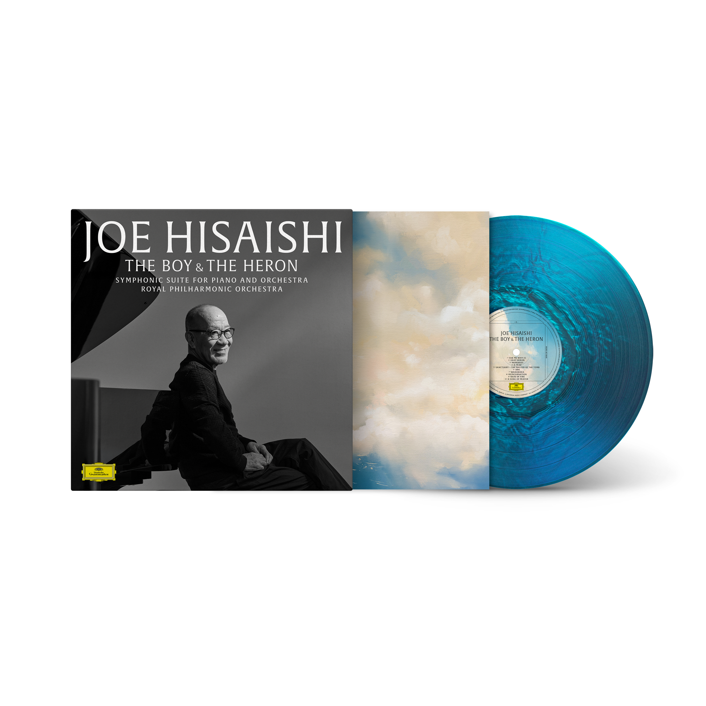 Joe Hisaishi & Royal Philharmonic Orchestra The Boy And The Heron – Symphonic Suite For Piano And Orchestra Pearl Mystic Blue Vinyl 455659