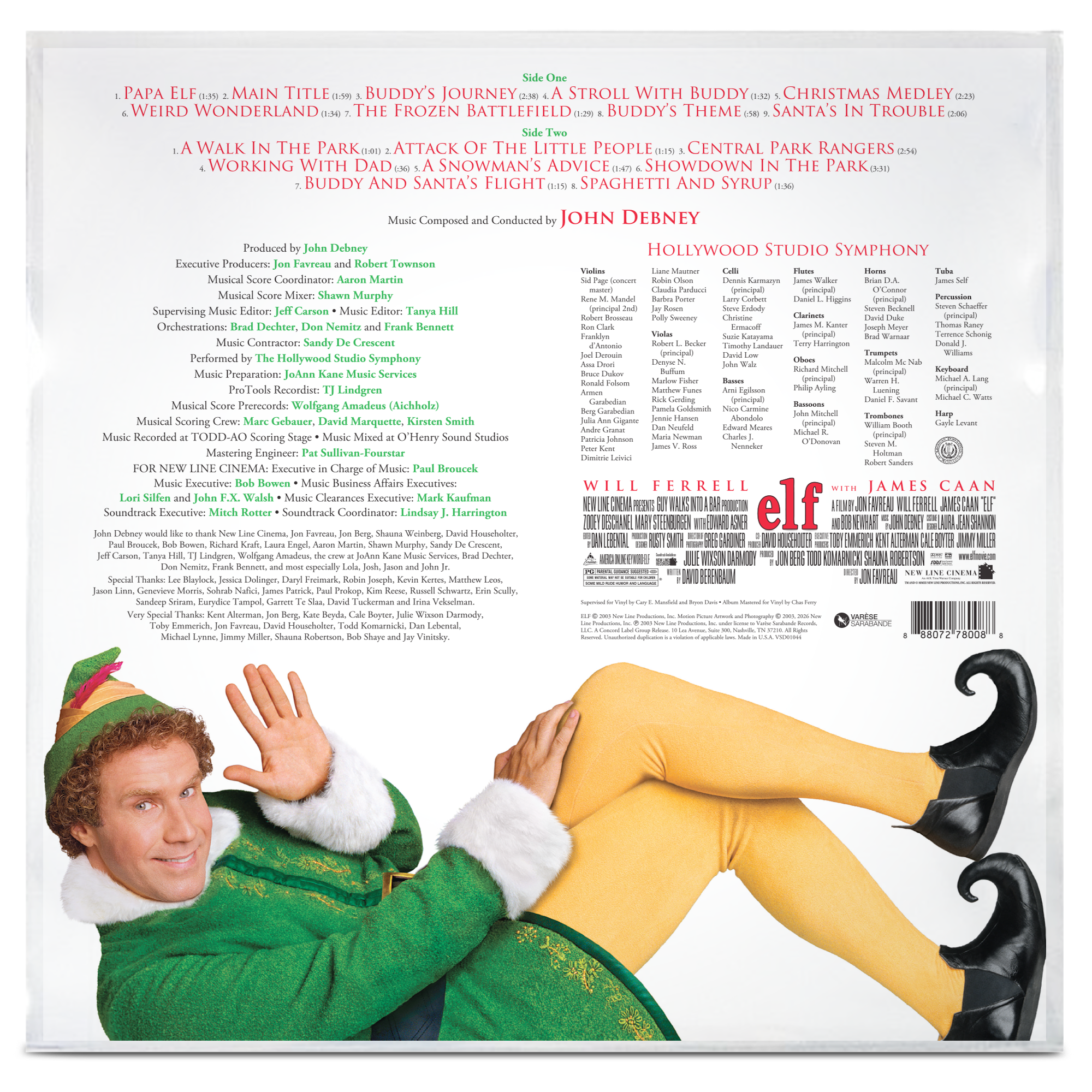 John Debney Elf (Original Motion Picture Soundtrack) 1LP Picture Disc 455261