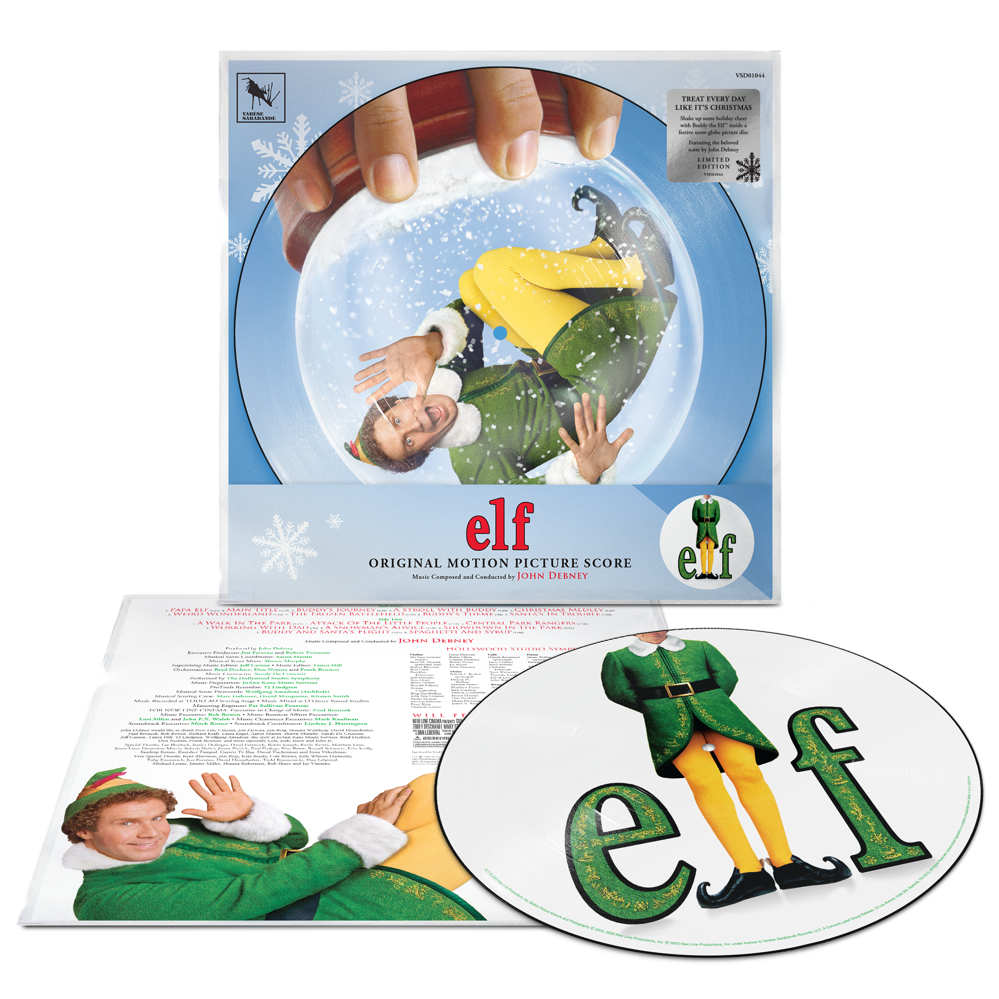 John Debney Elf (Original Motion Picture Soundtrack) 1LP Picture Disc 455263