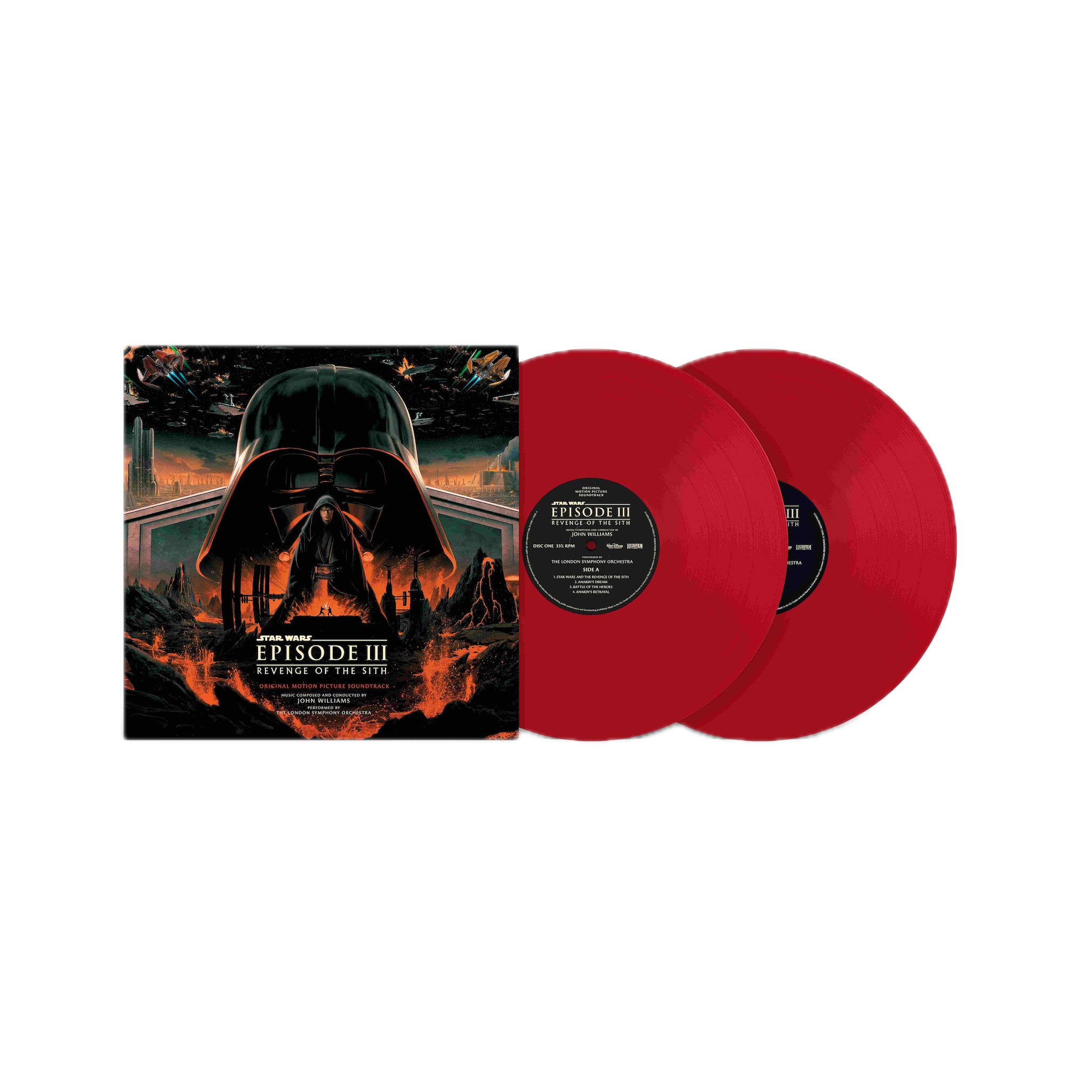 John Williams Star Wars: Revenge of the Sith - Original Motion Picture Soundtrack Red 2LP 424892