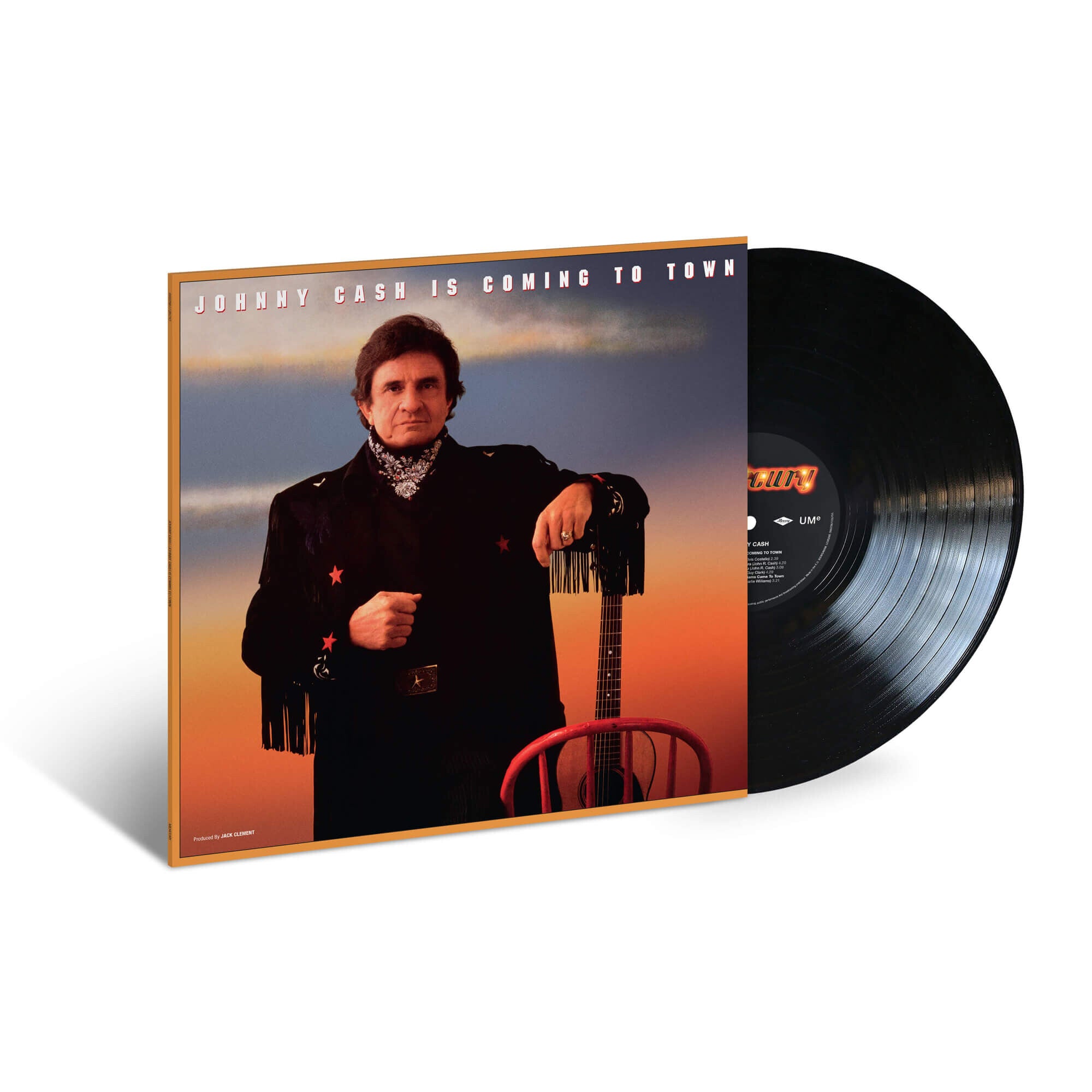 Johnny Cash Johnny Cash Is Coming To Town (1987) LP Re-Issue LP 123132