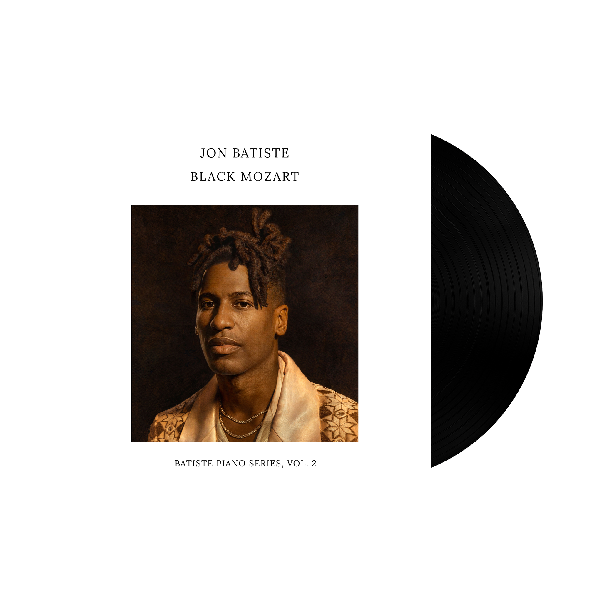Jon Batiste Black Mozart (Batiste Piano Series, Vol. 2) LP + Signed Artcard  446380