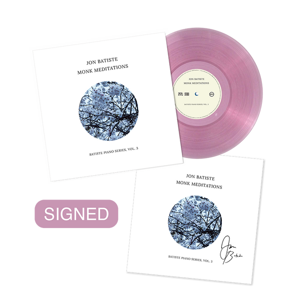 Jon Batiste - Monk Meditations (Neon Flamingo Vinyl + signed art card)