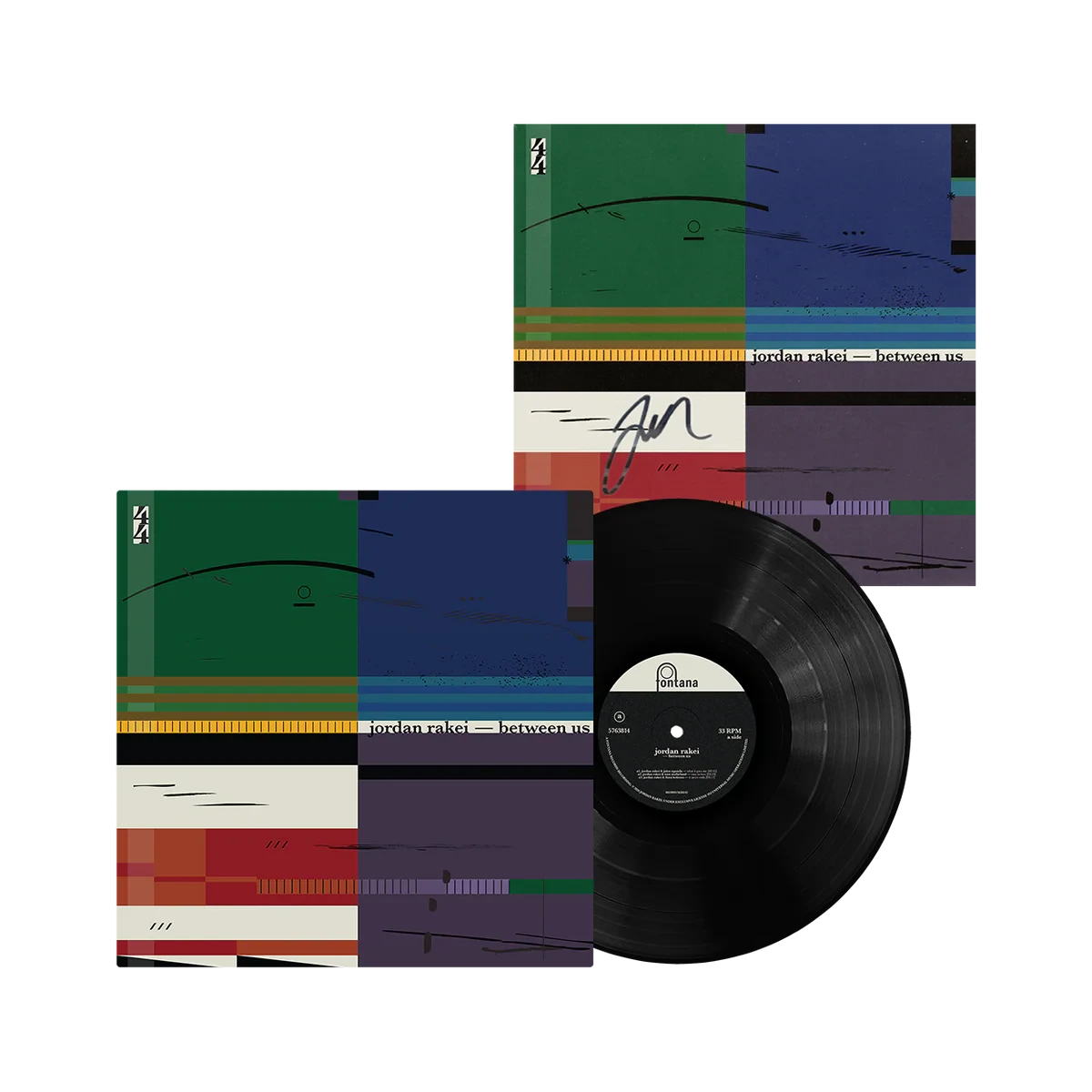 Jordan Rakei Between Us Vinyl EP + Signed Art Card 448550