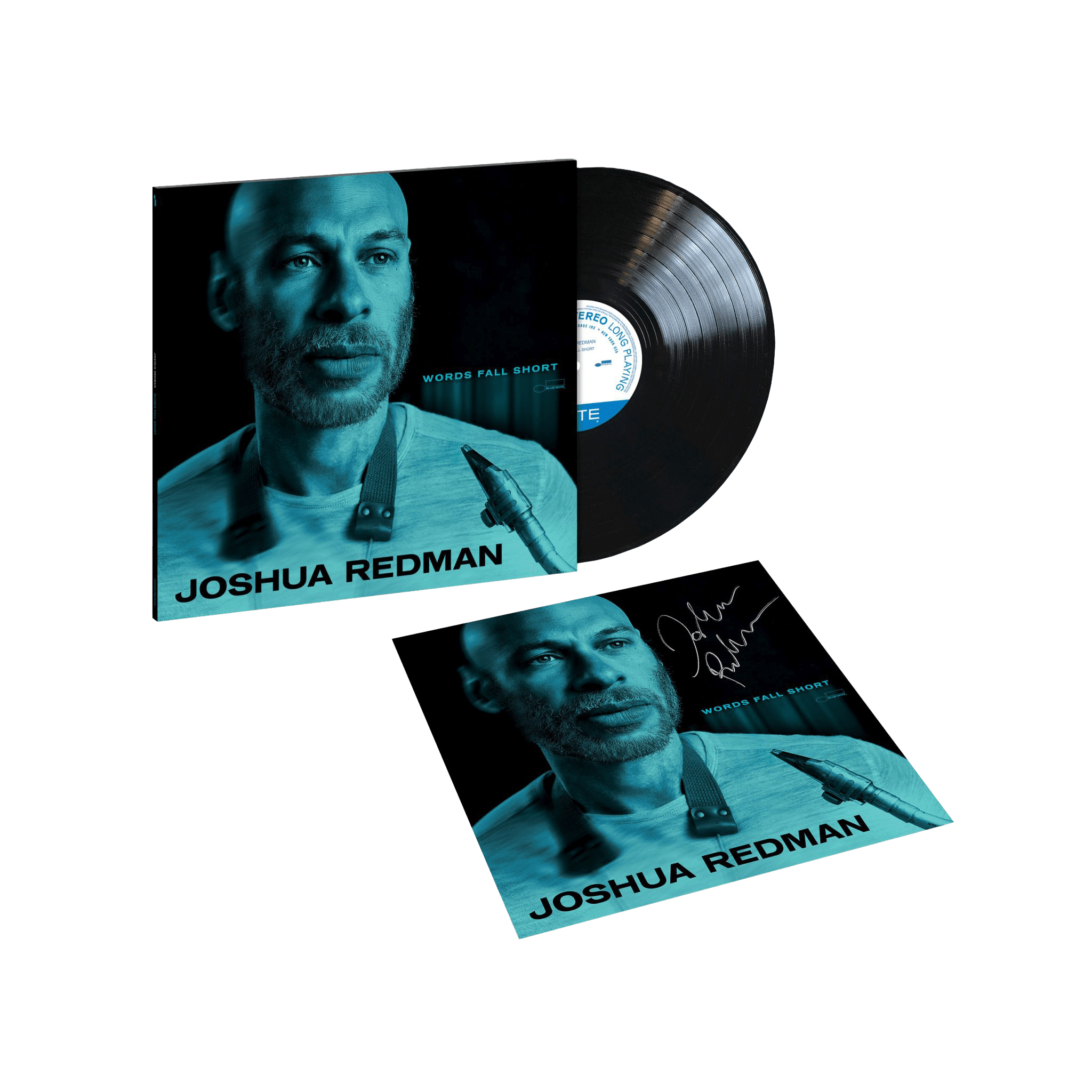 Joshua Redman Words Fall Short LP + Signed Art Card 416628