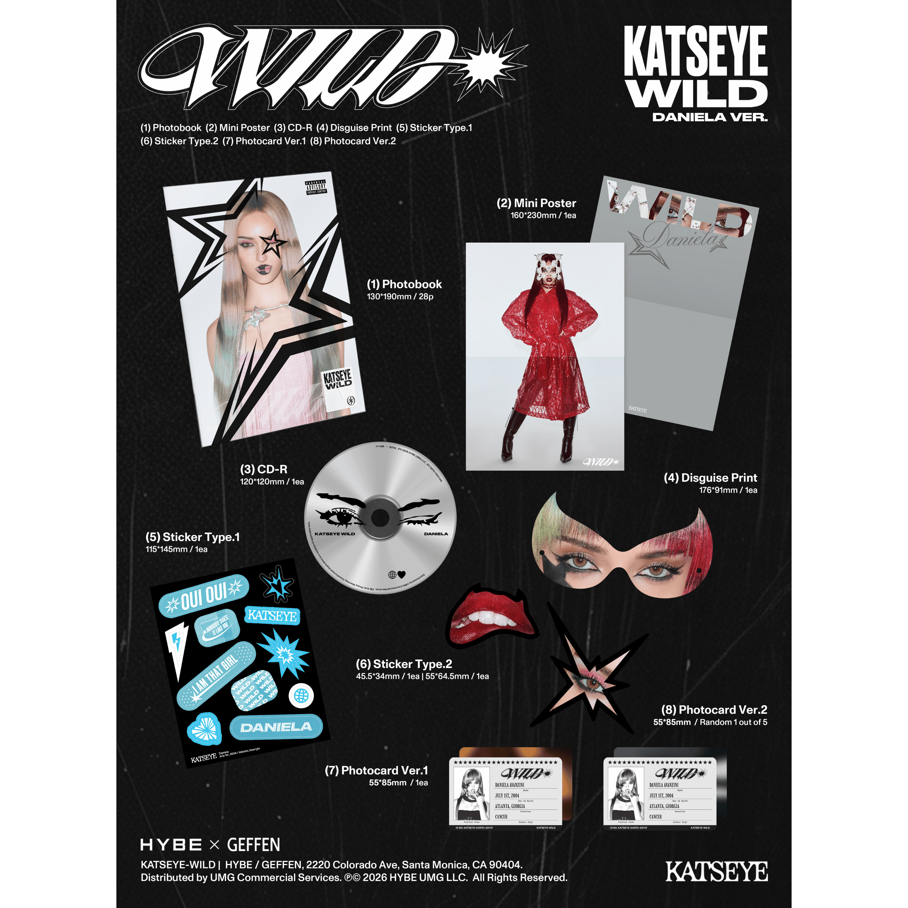 KATSEYE WILD (Daniela ver.) (Daniela ver.) 455059