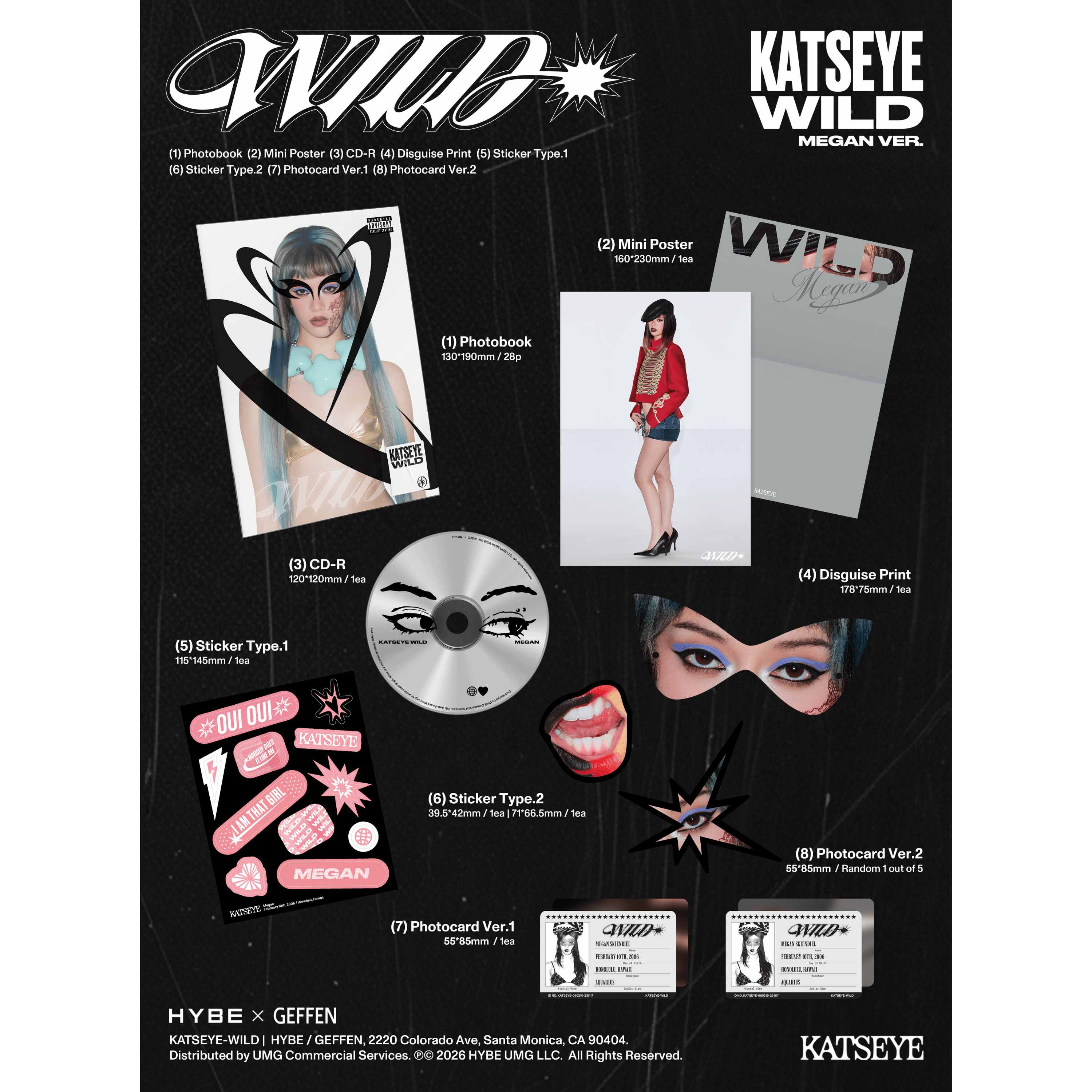 KATSEYE WILD (Megan ver.) (Megan ver.) 455061