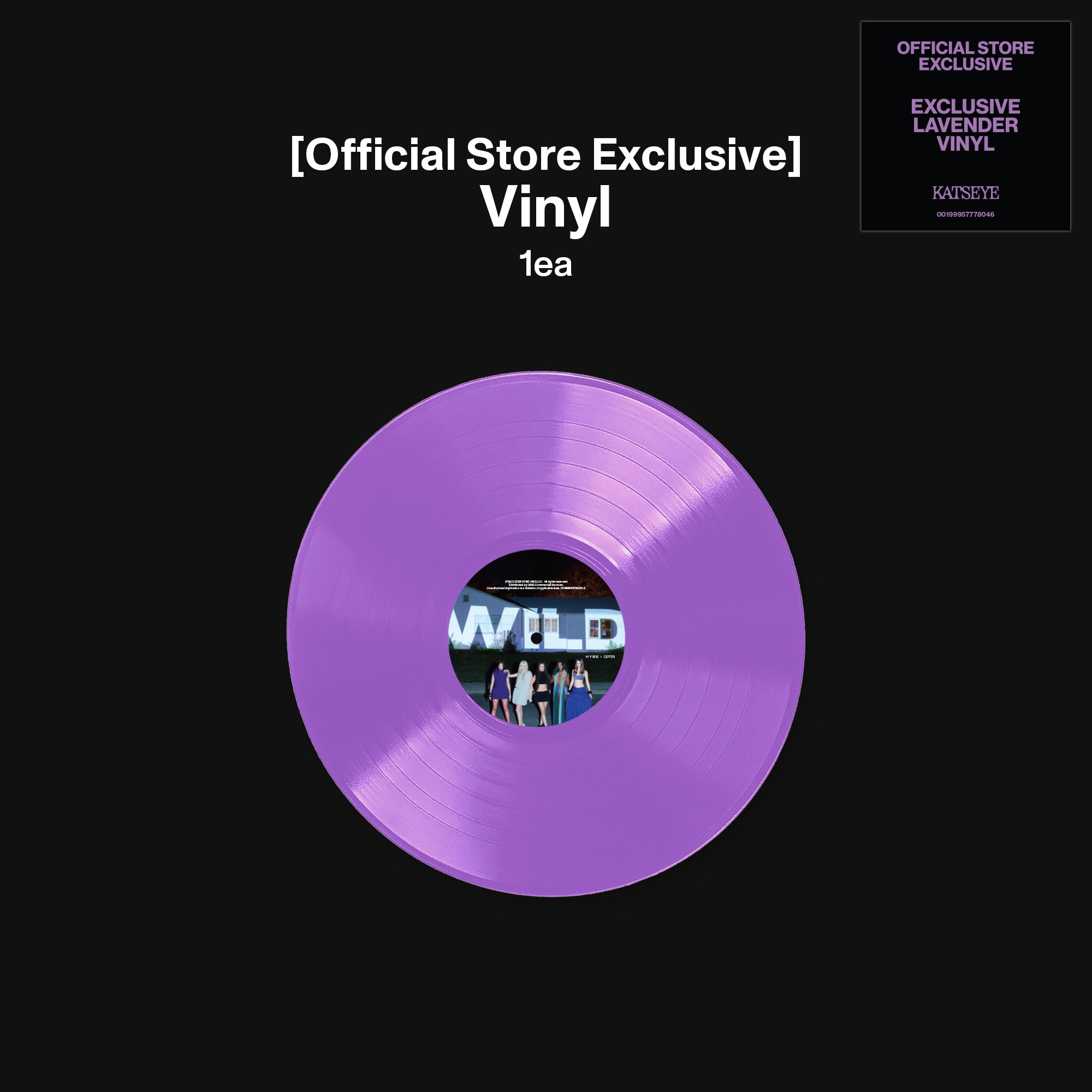 KATSEYE ﻿﻿WILD - Official Store Exclusive Vinyl Official Store Exclusive Vinyl 455035
