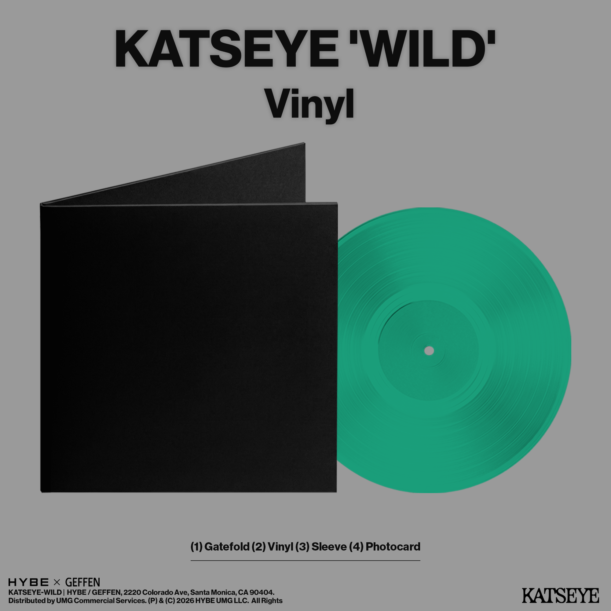 KATSEYE WILD Vinyl - Standard Edition + Signed Artcard Standard Edition + Signed Artcard 441881