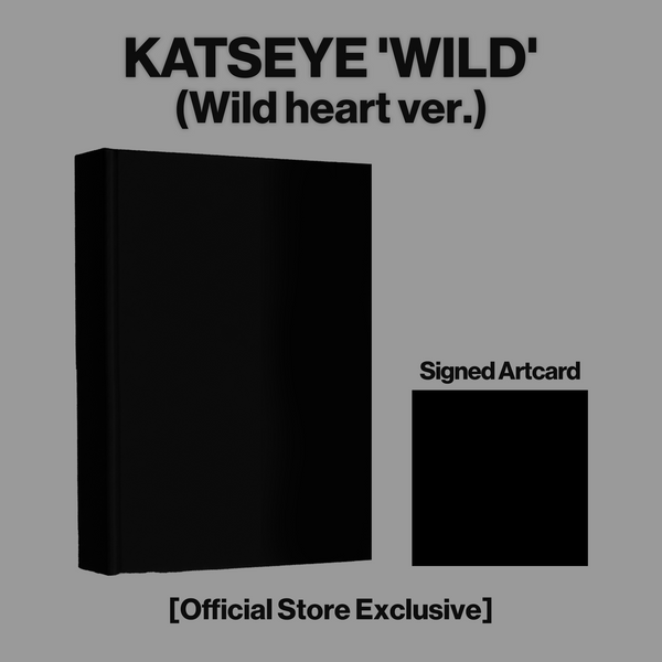 KATSEYE - WILD (Wild Heart ver.) - Official Store Exclusive CD + Signed Artcard (Official Store Exclusive CD + Signed Artcard)