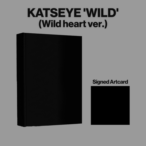 KATSEYE - WILD (Wild Heart ver.) - Standard Edition + Signed Artcard (Standard Edition + Signed Artcard)