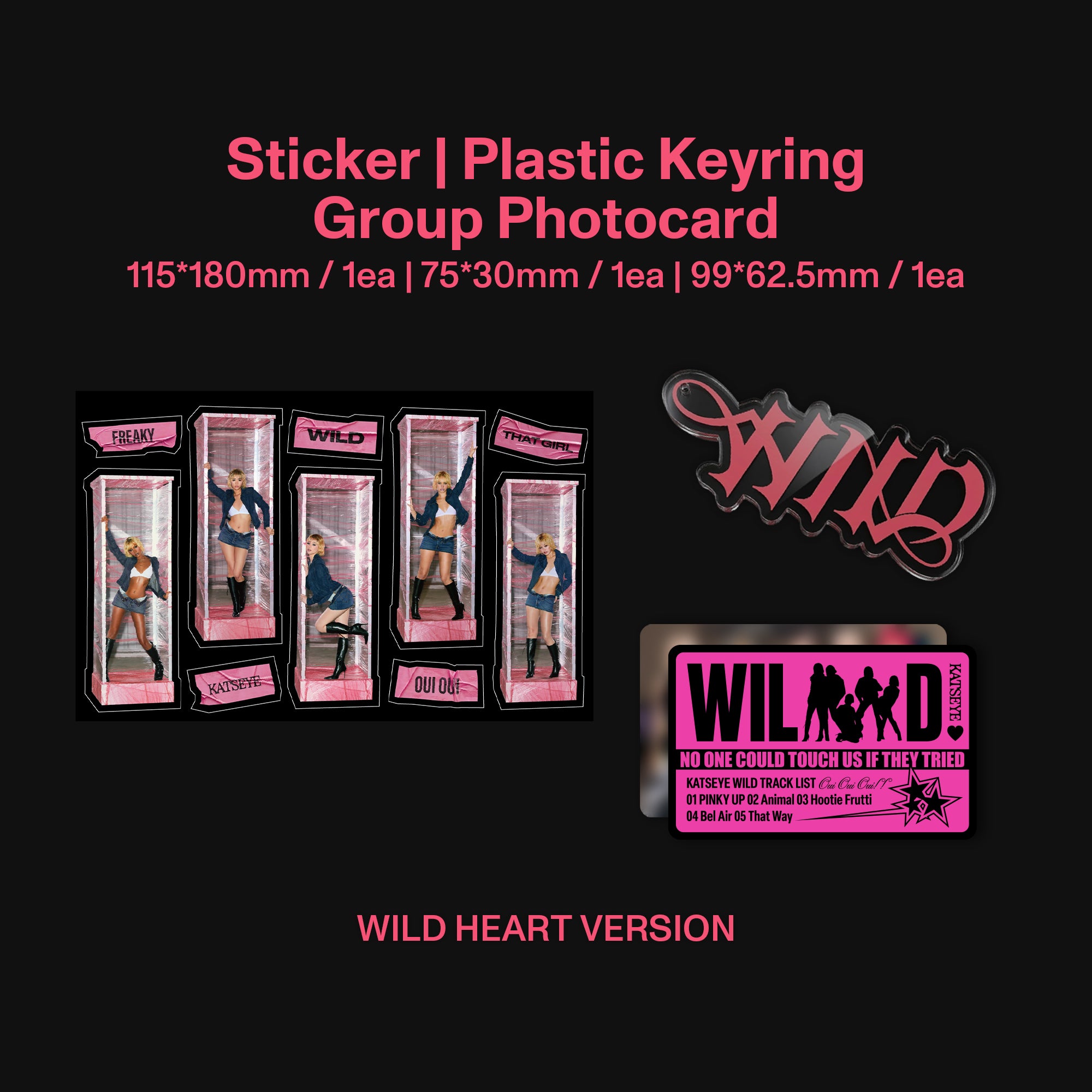 KATSEYE WILD - Wild heart ver. - CD CD 454977